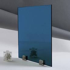 Miroir teinté bleu
