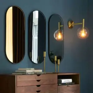 Miroir fumé gris