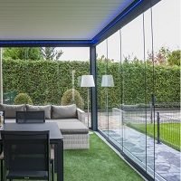 SYSTEME COULISSANTS EN VERRE 5 RAIL MAROC