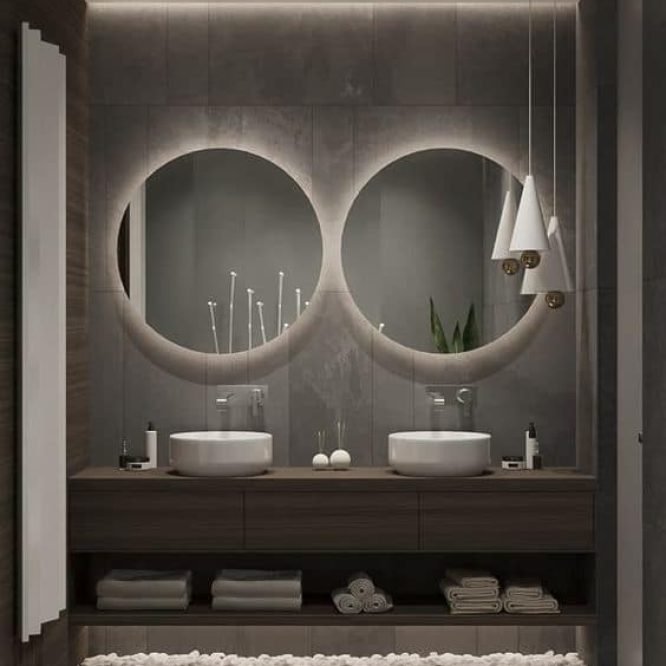 miroir sur mesure en led casablanca maroc2