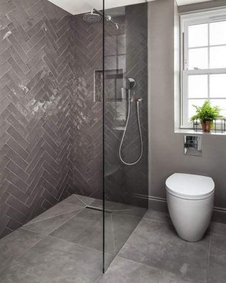 parois de douche en verre