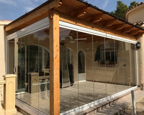 PERGOLA EN BOIS 3 pergola en bois et verre